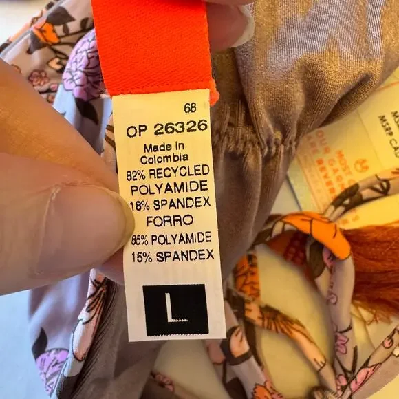 Maaji Ditsy Sunny Tie Side Bikini Bottom Floral Women Large NWT - Picture 7 of 8